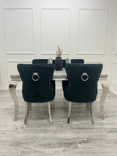 Set of 2 Black Velvet Megan Promo Chairs
